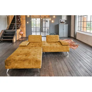 KAWOLA Schlafcouch Polyester 2-Sitzer Braun