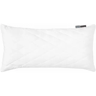 Kopfkissen Centa-Star Famous, 40 x 80 cm, Breeze Mikrofaser Füllung, Variable Füllmenge, mit Reißverschluss, Öko-Tex Standard 100 Klasse 1, Längsteppung