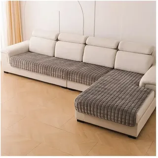 UYFRD Sofakissen, rutschfest, verdickt, für Wohnzimmer, Sofa, Rückenlehne, modernes Plüsch-Sitzkissen (dunkelgrau, 110 x 160 cm, 1 Stück)
