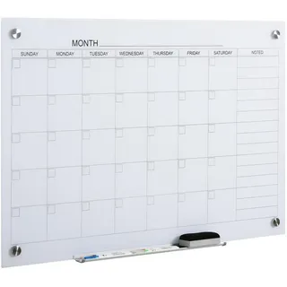 Vinsetto Kalendertafel 90 x 60 cm Weiß