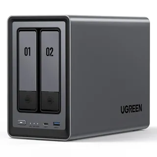 UGREEN NASync DXP2800 Leergehäuse grau/schwarz