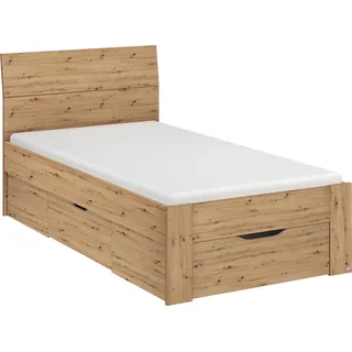 Rauch Kinderbett FLEXX 95 x 209 cm Eiche braun lackiert