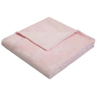 Wohndecke OTTO HOME "Jil", rosa, B:130cm L:180cm, Kunstfaser, Wohndecken, Wohndecke, aus super weichem Kuschelfleece, Kuscheldecke, Premium Qualität