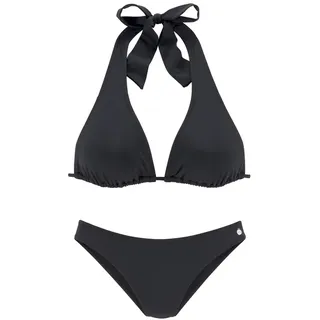 LASCANA LASCANA, Triangel-Bikini Multiway, in 5 Tragevarianten, schwarz,