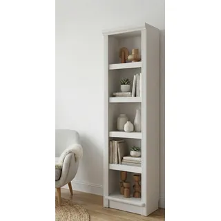 Standregal OTTO HOME "Riga Bücherregal Regal Breite/Tiefe 40/29 cm", cremeweiß, B:40cm H:156cm T:29cm, Massivholz, Regale, Standregal, aus massiver Kiefer, FSC-zertifiziert