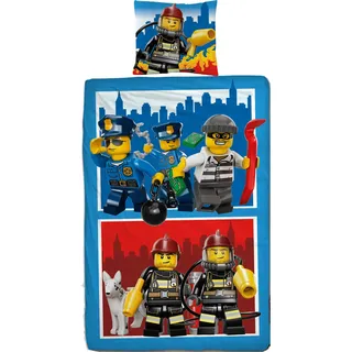 Lego City Bettwäsche Linon / Renforcé