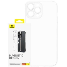 Baseus Magnetic Phone Case for iPhone 15 ProMax OS-Lucent Series (Clear)