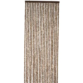 WERKA PRO Schlaufenvorhang braun und beige 120 x 220 cm