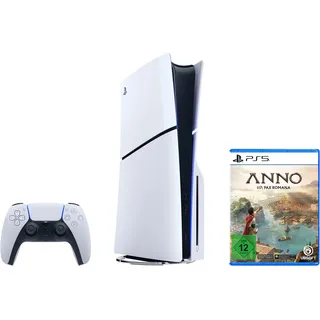 Sony PlayStation 5 Disk Edition 1.000 GB Weiß + Anno 117 Pax Romana
