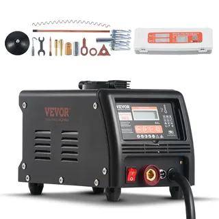 Vevor Ausbeulspotter, 3 kW, Dellenreparaturset, Dellenzieher mit automatischem/manuellem Schweißen und 9 Modi, Autokarosserie-Punktschweißgerät, Dellenzieher für die Dellenreparatur von Autos & LKWs