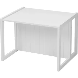 roba Kindertisch Sitzbank/Tisch Kombination 61 x 44,5 cm MDF lackiert weiß
