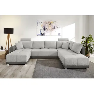 Jockenhöfer Wohnlandschaft Mikrofaser 2-Sitzer Grau
