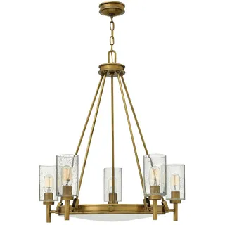 Elstead Lighting Collier 5-Light Kronleuchter 5-flammig Messing 685mm
