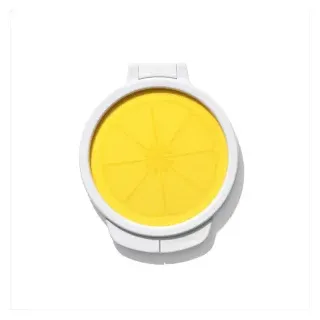 OXO flexible Zitronenschale, Silikon, Praktischer Frischhaltebehälter für Zitronen, 1 Stück