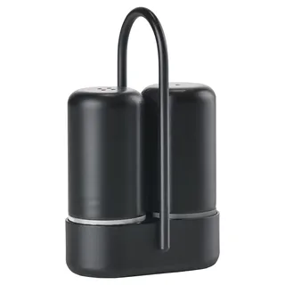 Zone Denmark Singles Salz und Pfefferstreuer, Salz- und Pfeffer-Set, 6,5 x 3,3 x 8,9 cm, Schwarz