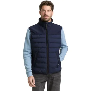 TOM TAILOR Herren 1048508 Weste, 10668 - Sky Captain Blue, L EU