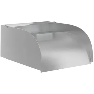 vidaXL Wasserfall mit LEDs 30x34x14 cm Edelstahl 304 - Silber