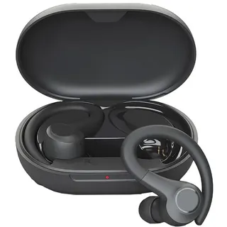 sonidolab Vibe Sport Earbuds kabellose In-Ear Bluetooth Kopfhörer, 32h Bluetooth 5 Wiedergabe, kleine Passform, IP55, Dual Connect, autom. Einschalten & Verbinden