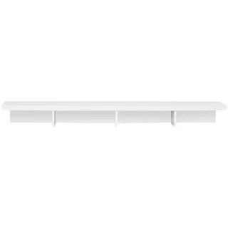 trendteam Baxter TV-Aufsatz 177 x 17 x 33 cm Weiß MDF, Spanplatte, Holzwerkstoff