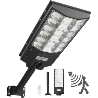 Vevor Solarleuchte IP65 mit Bewegungsmelder und Dämmerungssensor 900000 LM