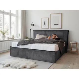 Collection AB »Marla erhältlich in der Breite 180x200cm, mit Cordstoff bezogen« wahlweise mit Lattenrost und King-Matratze (28cm)