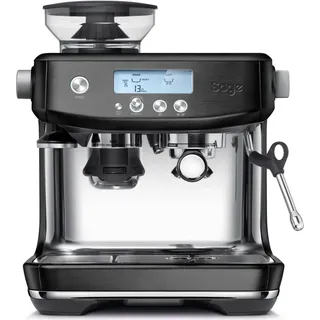 Sage the Barista Pro schwarz Milchaufschäumer, Wasserfilter, Display, abnehmbarer Wassertank, Mahlwerk