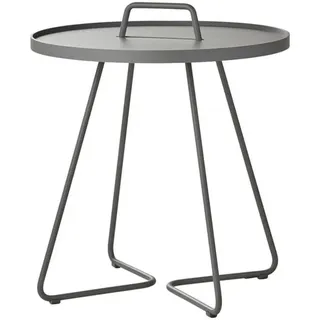 Cane-Line On-the-move large Beistelltisch Century Bistrotisch Ø 52 x 60 cm light grey