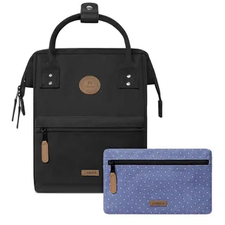 CABAIA Freizeitrucksack Rucksack mit Laptopfach Adventurer Essentials Backpack 10L Berlin schwarz - Schwarz