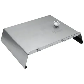 BBQ-Toro Feuerplatte verstellbar 48,5 - 79 x 42 x 12,3 cm Edelstahl silber