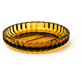 Sadena Seifenschale , Gelb , Glas , 11.3x2x11.3 cm , Badaccessoires, Seifenschalen