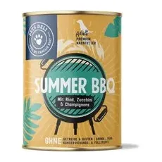 "Limited" Summer BBQ mit Rind, Zucchini & Champignons für Hunde - 400g / Einzeldose