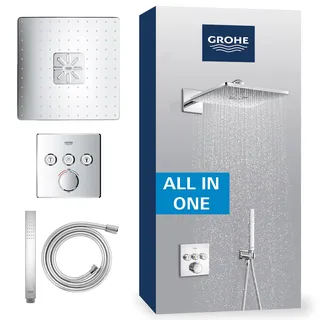 Grohe Precision SmartControl Duschsystem mit Vitalio SmartActive 310 Cube chrom