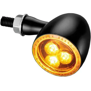 Kellermann Bullet 1000 Dark Blinker Für Motorräder - Black / Black - One Size