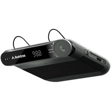 Avantree Roadtrip - Bluetooth Freisprecheinrichtung für Auto und Drahtloser FM Transmitter 2-in-1 Car Kit mit 6W Freihand Lautsprechern, Integriertem Mikrofon und Mehrpunktverbindung
