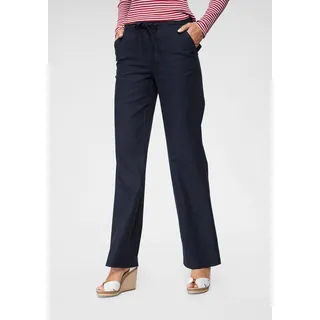 Aniston CASUAL Leinenhose, mit Bindeband Aniston CASUAL marine