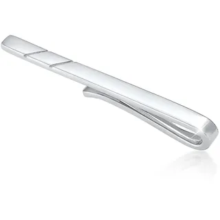 KUZZOI »Krawattennadel Herren Basic Klassisch 925 Silber«, silberfarben