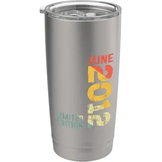 Monat Juni 2012 Jahr 2012 Retro 2012 Vintage 2012 seit 2012 Doppelwandiger Edelstahl-Thermobecher