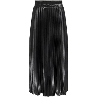 ONLY Damen Onllyon Pleated Shine Skirt JRS Rock, Black, M