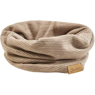 Sterntaler Schlauchschal mit Streifen in melange Optik - Unisex Accessoires für Babys und Kleinkinder - modisch und bequem - braun melange, Gr. 2