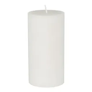 Papstar Stumpenkerze aus 100% Stearin, Ø 70 mm, Höhe: 150 mm, 1 Karton = 8 Kerzen, weiss