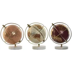 Home ESPRIT Terraqueo Globus, mehrfarbig, Vintage, 15 x 15 x 17 cm