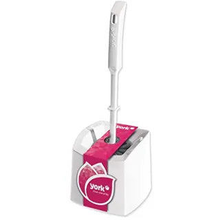 York Toilettenbürste | WC Garnitur | WC Zubehör | Komfortabler, ergonomischer Griff, ästhetisches Design und komfortabler Gebrauch