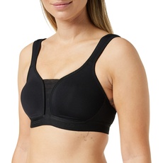 Bild Damen Padded High Support_13071d Gepolsterter Sport BH, Schwarz, 70D