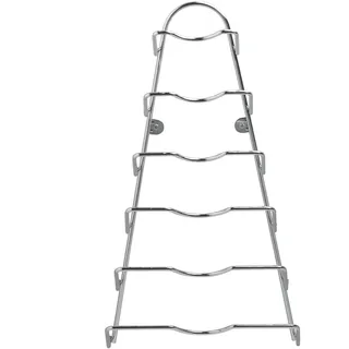 Weis Deckelhalter aus verchromten Metall in der Farbe Silber, Maße: 42cm x 23cm x 8cm, 02602