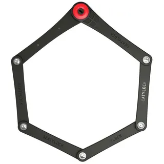 Seatylock Foldylock Schwarz/Rot Faltschloss