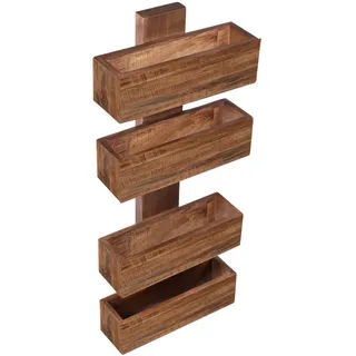 Möbilia Wandregal 30 x 72 x 9 cm Beige