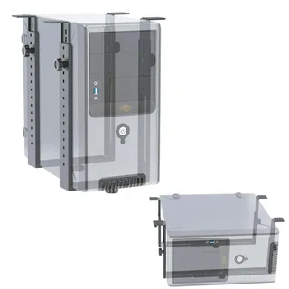 Ricoo Computer Halterung unter Schreibtisch TRH02-B 35 kg 35 x 35