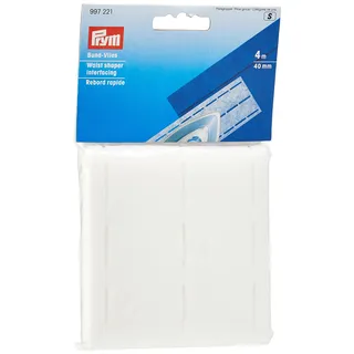 Prym 997221 Bund-Vlies perforiert 40 mm weiß