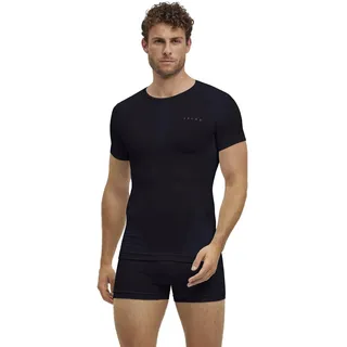 Falke Tight Fit-Shirt Warm Schwarz XXL