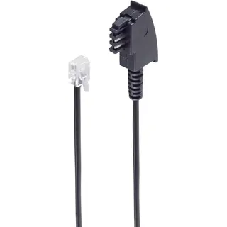 ShiverPeaks BS70000-3 Telefonkabel 3 m Schwarz